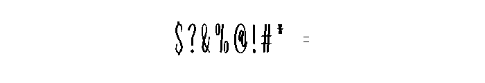 FIshing2 Font OTHER CHARS