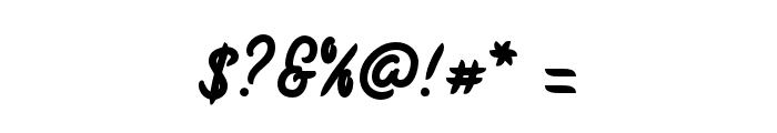Ficked Font OTHER CHARS