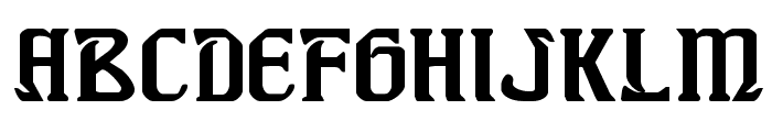 Fiddler's Cove Expanded Font LOWERCASE