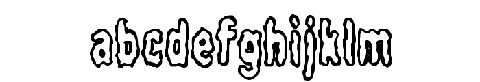 Fidgety BRK Font LOWERCASE