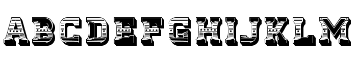 Fierce Regular Font LOWERCASE