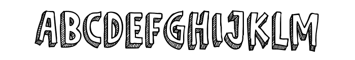 Fifth Grader Font LOWERCASE