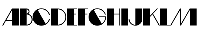 Fifty-Four DF Font UPPERCASE