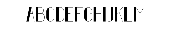 FiftyFive Font UPPERCASE