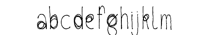 Fil Sans Semi-condensed Thin Font LOWERCASE