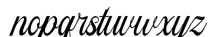 Filagio Vilantio Font LOWERCASE