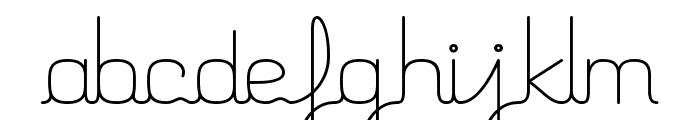 FilatureStd-Light Font LOWERCASE