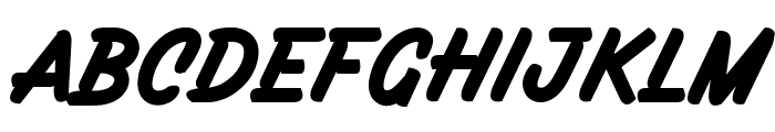 Filbert Brush Caps - PERSONAL USE ONLY Font LOWERCASE