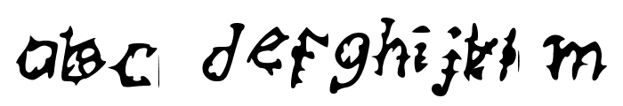Filgus Font LOWERCASE