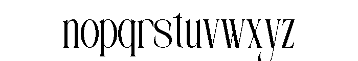 Filion Font LOWERCASE