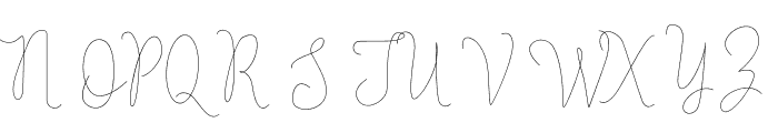 Fillpattern Hairline Font UPPERCASE
