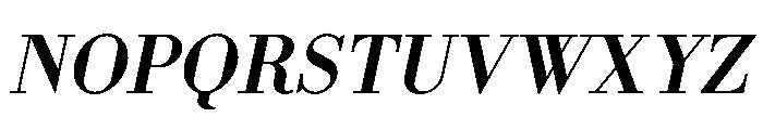 Fin Serif Display Italic Font UPPERCASE