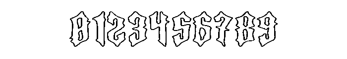 Final Declaration Outline Font OTHER CHARS