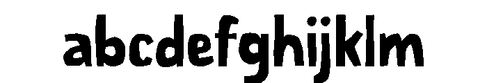 Finar Font LOWERCASE
