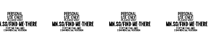 Find Me There PERSONAL USE Regular Font OTHER CHARS