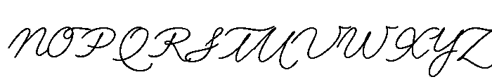 Find Me There PERSONAL USE Regular Font UPPERCASE