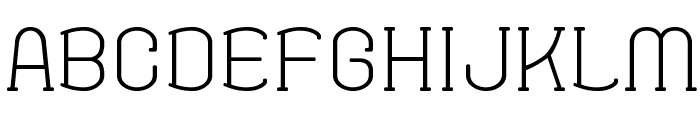 Fine Serif Hosomozi__G Font UPPERCASE