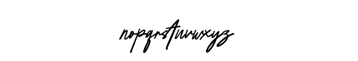 FineSignature Font LOWERCASE