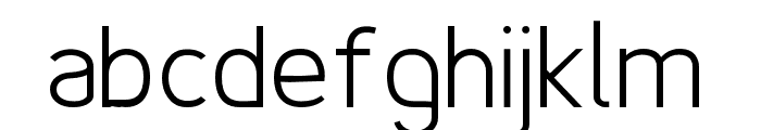 Fineness Pro Light Font LOWERCASE