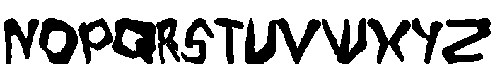 Finger_font Font LOWERCASE