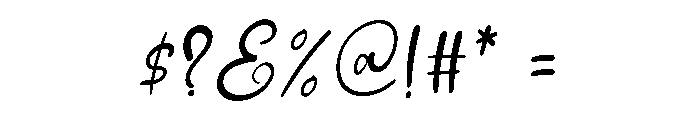 Finishing Font OTHER CHARS