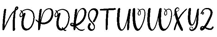 Finishing Font UPPERCASE