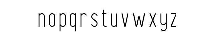 Finland Rounded Thin Font LOWERCASE