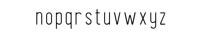 FinlandRounded-Thin Font LOWERCASE