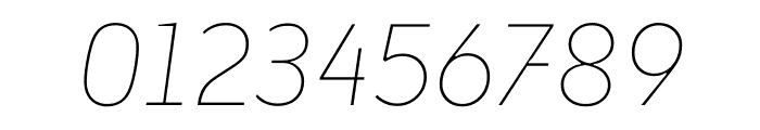 Finlandica Headline Thin Italic Font OTHER CHARS