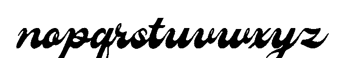 Fioltia Classica Font LOWERCASE