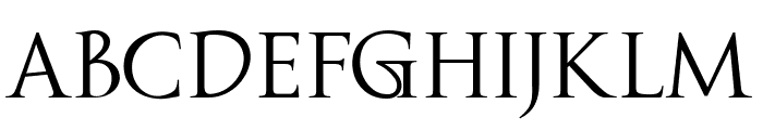Fipty Serif Font UPPERCASE