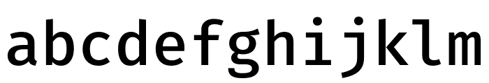 Fira Code Medium Font LOWERCASE