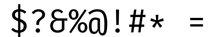 Fira Mono Regular Font OTHER CHARS