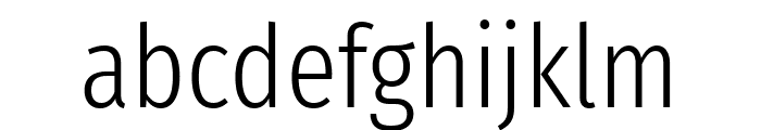 Fira Sans Extra Condensed Light Font LOWERCASE