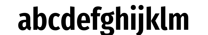 Fira Sans Extra Condensed SemiBold Font LOWERCASE