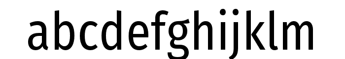 FiraSansCondensed-Regular Font LOWERCASE