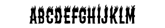 Fire in the West Valley FONT