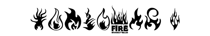 Fire Font OTHER CHARS