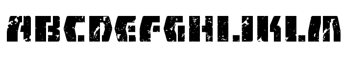 FireFight BB Font UPPERCASE