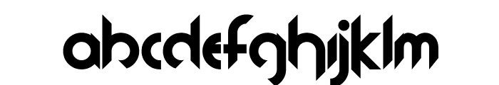 Fireflies Font LOWERCASE