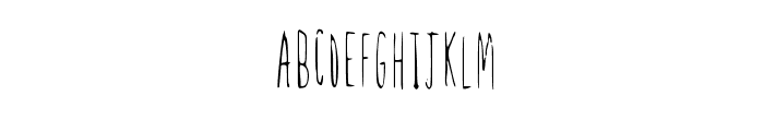 Firefly Medium Font LOWERCASE