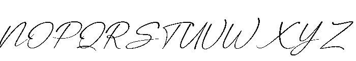 First Encounter PERSONAL USE Regular Font UPPERCASE