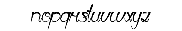 First Love Font LOWERCASE