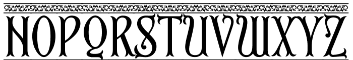 First Reign PERSONAL USE ONLY Border Font UPPERCASE