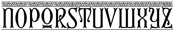 First Reign PERSONAL USE ONLY Border Font LOWERCASE