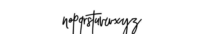 First Script Font LOWERCASE