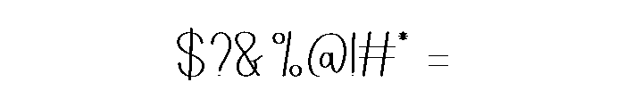 First Summer Font OTHER CHARS