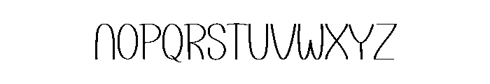 First Summer Font LOWERCASE