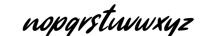 First Time Italic Font LOWERCASE