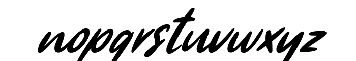 First Time Italic Font LOWERCASE